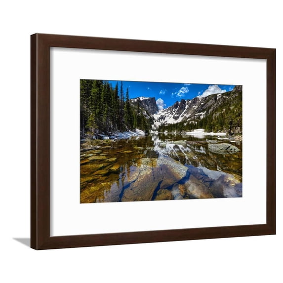 Dream Lake at the Rocky Mountain National Park, Colorado, USA, Framed Art Print Wall Art by Nataliya Hora Sold by Art.Com
