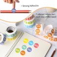 thumbnail image 4 of Days of the Week Stickers on Sale 7 Day of the Week Sticker 1 Inch Round Day Dot Rotation Labels Date Stickers for Containers (500 Labels/Roll) Day Dots Food Labels Clearance 1 Roll of Stickers, 4 of 7