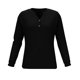 thumbnail image 3 of Mujeres Manga Larga Tops Casual Botón de Color Sólido Cuello en V Suéter Blusa de Moda para Primavera Verano, 3 of 7