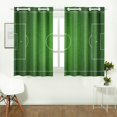 thumbnail image 3 of MKHERT Football Field Court Floor Plan Window Curtains Kitchen Curtain Room Bedroom Drapes Curtains 26x39 inch, 2 Piece, 3 of 3