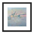 thumbnail image 1 of Monet Claude The Church San Giorgio Maggiore Venice Cropped 8X8 Inch Square Wooden Framed Wall Art Print Picture with Mount, 1 of 4