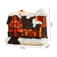 thumbnail image 2 of Bwiyojiz Christmas Decorations Winter Village Houses Set LED Lighted DIY Figurines Miniature Resin Ornament Kits Cedar Bare Branch Tree Street Lamp, Gifts for Sister, Brown, 2 of 8