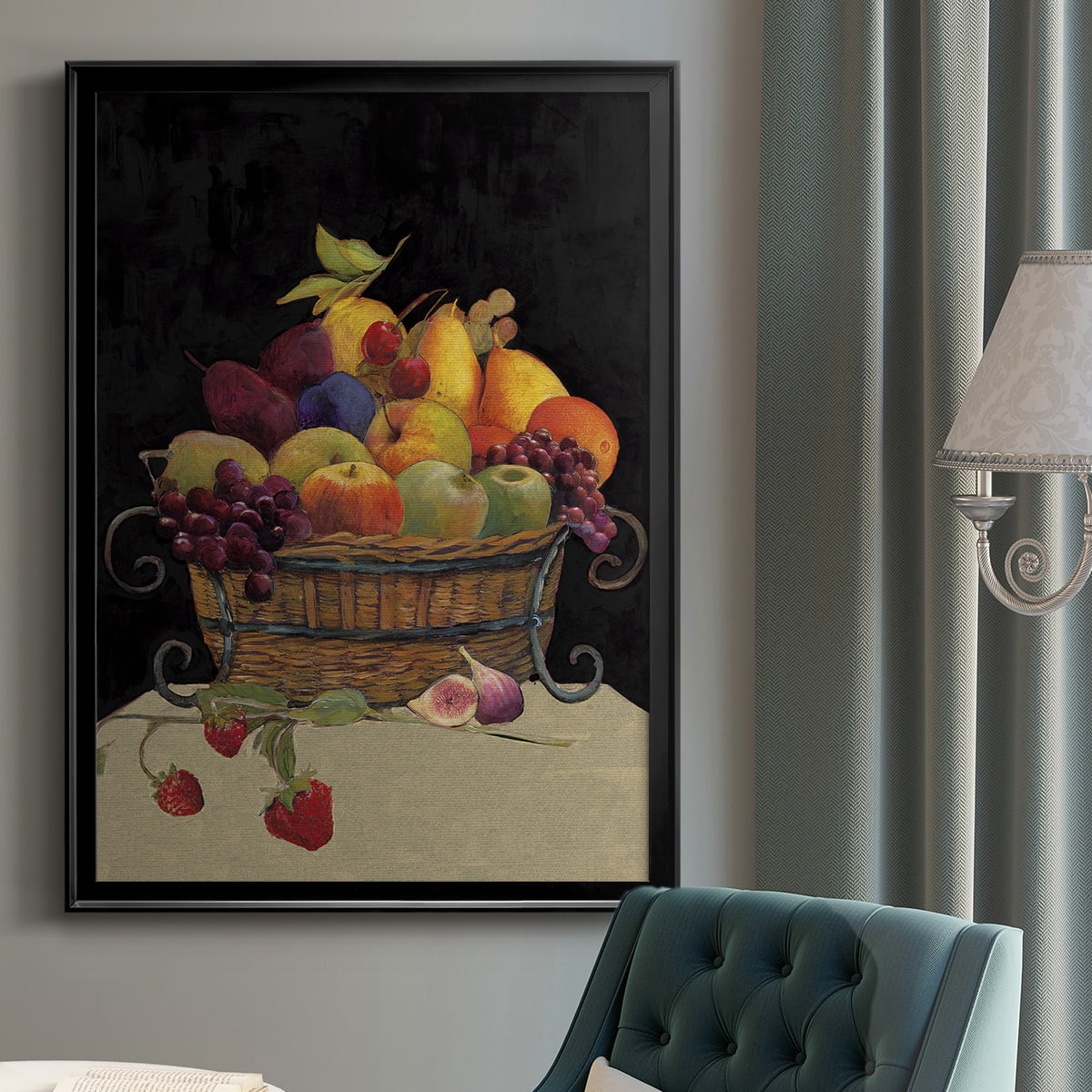 Fruit Basket I Revisit Premium Framed Print - Ready to Hang