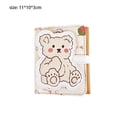 thumbnail image 4 of KUIZAP Little Bear Wallet Cartoon Women's Short Wallet Button 30% PU Card Bag(style E), 4 of 6