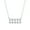 14K White Gold, variant on ARAIYA FINE JEWELRY 10K Yellow Gold Round-shape Five Lab Grown Diamond Bar Pendant with Silver Cable Chain Necklace 18" (1/4 cttw, D-F Color VS Clarity) 18"