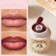 thumbnail image 5 of Crema labial mate Strawberry Cake Crema labial aterciopelada Mate de alta pigmentación Lápiz labial mate de enfoque suave, 5 of 9