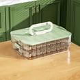 thumbnail image 2 of TNOBHG Cheese Storage Container Crisper Box Dumpling Box Transparent Food Grade Timer Thick Anti-break Low Temperature Resistant Airtight Refrigerator Bacon, 2 of 8