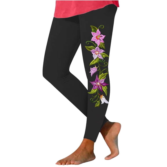 Cavosen Butter Soft Leggings for Women Seamless High Waisted Full Length Pants Printed Butt Lifting Tight Yoga Pants Buttery Soft Comfortable Pants