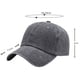 thumbnail image 2 of Gorra de béisbol de verano para mujer, ajustable, con circunferencia de 54 a 60 cm, suave, con visera curva retro, color sólido, 2 of 5