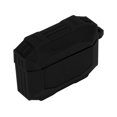 thumbnail image 3 of Funda protectora de silicona para auriculares, resistente al agua, recargable, con llavero, luz LED frontal para auriculares iOS Pro, color negro, 3 of 10