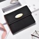 thumbnail image 1 of Cartera para mujer Cartera pequeña para mujer Cartera de cuero Cartera para mujer Cartera corta para mujer con bolsillos para monedas Organizador de dinero y tarjetero (negro) 12.5 * 10 cm, 1 of 3