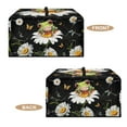 thumbnail image 6 of FOR U DESIGNS Frog Butterfly Daisy Pattern Microwave Oven Cover Uv Protection Microwave Dust Covers Protector Portable Machine Protector Decorative in Home and Office-S, 6 of 8