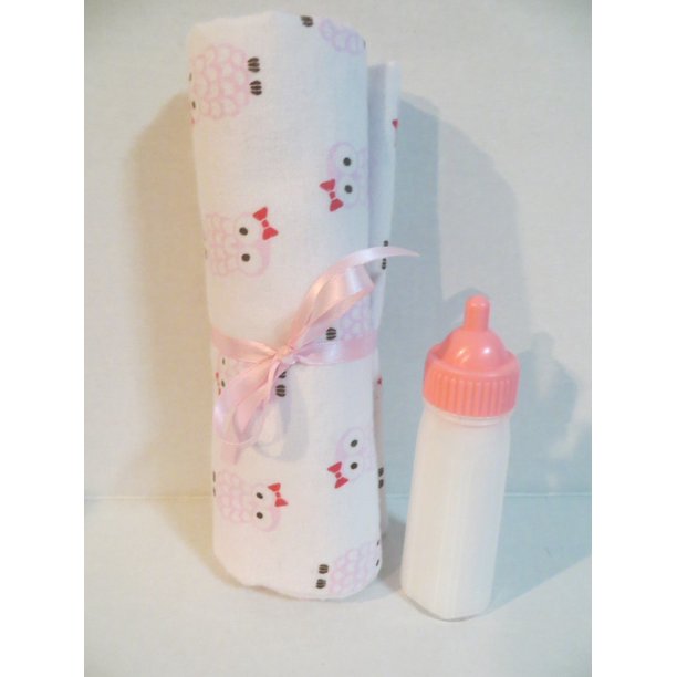 Baby Doll Bottle Toy Disappearing Milk Bottle 5 Inches Girl Pink