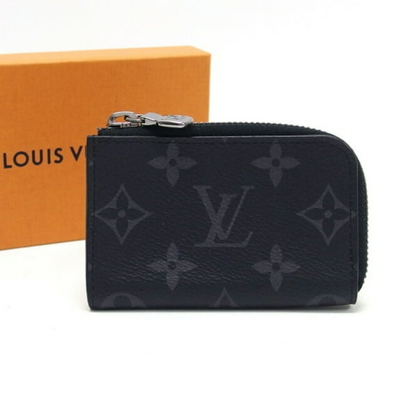 Pre-Owned Louis Vuitton Monogram Eclipse Portomone Joule Coin Case M63536 (Good)