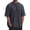 Dark Gray, variant on LRGSHF Oversized Tshirts for Men Crew Neck Solid Color Short Sleeve Loose Fit Tops Drop-Shoulder Breathable Lightweight Tees Summer Soft Casual Pullover
