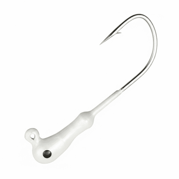 Tsunami Beetle Lead Jig Head Fishing Lure 1/4 oz White