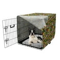 thumbnail image 5 of Easter Dog Crate Cover, Ornamental Eggs Monsters Rabbit Forest Animals Plants Cartoon, Easy to Use Pet Kennel Cover Small Dogs Puppies Kittens, 7 Sizes, Charcoal Grey Multicolor, by Ambesonne, 5 of 6