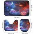 thumbnail image 3 of Fantasy Galaxy Dragon Anime 4 Piece Shower Curtain Sets, Non-Slip Rugs, Toilet Lid Cover and Bath Mat, Durable and Waterproof, for Bathroom Decor Set One Size, 3 of 8
