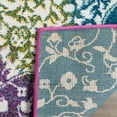thumbnail image 3 of SAFAVIEH Watercolor Edna Abstract Colorful Runner Rug, Ivory/Fuchsia, 2'3" x 8', 3 of 6