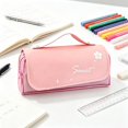thumbnail image 3 of Cute Unisex Pencil Case Basic Stationery Storage Organizer for Office Home Study B, 3 of 5
