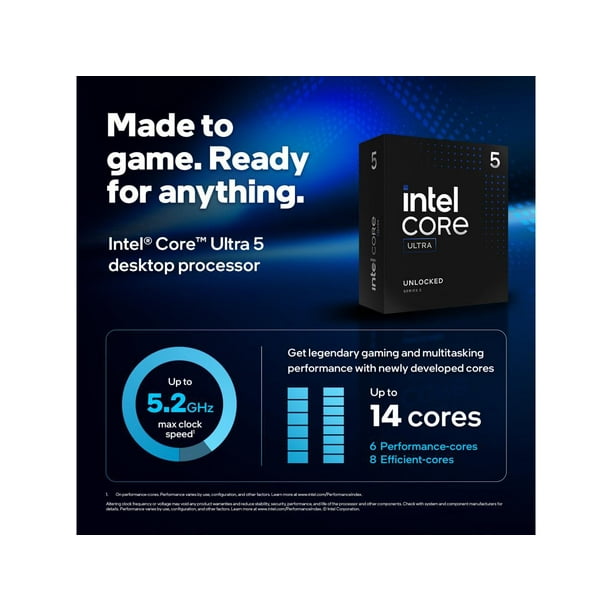 Intel Core Ultra 5 245K 14-Core 4.20 GHz LGA-1851 Processor OEM