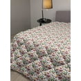 thumbnail image 2 of Christmas Down Alternative Comforter, Theme Xmas Cartoon Pattern Bear Deer Owl Birds Tree Snowflakes Image, Microfiber Quilt for All Season, 5 Sizes, Multicolor, by Ambesonne, 2 of 3