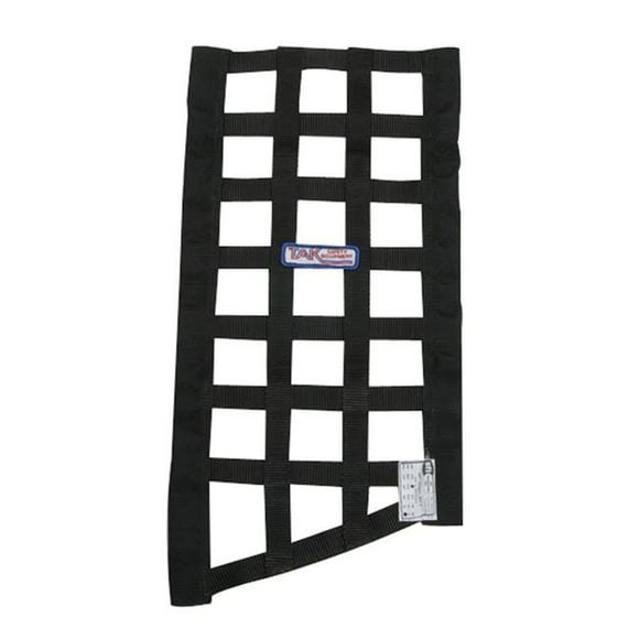 Chassis Engineering C-E4030 10.75 x 22 x 19 in. Funny Car Window Net, Black