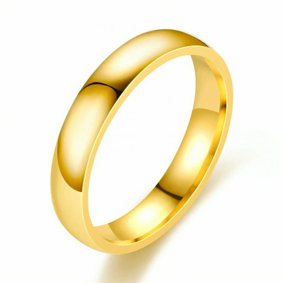 DESIGNICE Gold Rings for Women,Comfortable Wear Tarnish Free Gold Rings,Stable Framework Dainty Rings for Women,Gold1 Plated