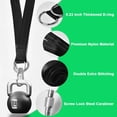 thumbnail image 5 of Tree Swing Hanging Straps Kit Holds 2000 lbs,5ft Extra Long Straps Strap with Safer Lock Snap Carabiner Hooks Perfect for Tree Swing & Hammocks, Carry Pouch Easy Fast Installation (5 ft), 5 of 7