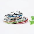 thumbnail image 5 of WLP Single Row Colorful Full Rhinestone Elastic Bracelet for Women Pulseras Femme Simple Elegant Wedding Bracelet Jewelry Gift, 5 of 6
