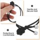 thumbnail image 3 of Milisten 10Ud Accesorios De Con Y Flor Tejida En Negro Para Peinados Y Casual, 3 of 8
