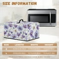 thumbnail image 5 of TSOVTHRID Violet Daisy White Print Microwave Oven Cover Dust-Proof Microwave Oven Grill Cover Protector Universal Kitchen Appliance Protector Dirt Fingerprint Protection, 20.9"W x 15.7"D x 12.4"H, L, 5 of 7