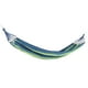 thumbnail image 3 of Hamaca portátil para acampar, ligera, para viajes al aire libre, con barra esparcidora de madera dura, color azul con rayas de colores, 3 of 5