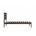 thumbnail image 5 of AFI Oxford 14" Twin Wood Platform Bed Frame with Modern Pallet Headboard, Espresso, 5 of 6