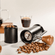 thumbnail image 4 of Molinillo de café manual, molinillo de café cónico de acero inoxidable, molinillo de café manual con mango plegable y ajuste ajustable, para espresso a prensa francesa - negro ShuxiuWang 9024715979315, 4 of 4