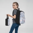 thumbnail image 7 of Pofeuu Blue Butterfly Print Backpack Travel Backpacks With Lunch Bag Pencil Bag Set 3 pcs Set Cartoon Backpack, 7 of 7