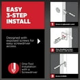 thumbnail image 3 of Kwikset 980 Series Single Cylinder Lock Deadbolt Hardware Lock with Smartkey Polished Brass, 3 of 4