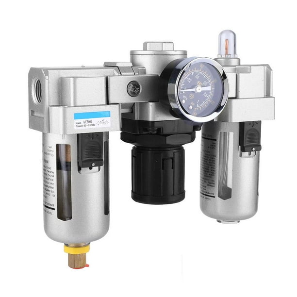 Ymiko Pneumatic Lubricator, AC300003 SMC Air Compressor Filter Water Trap Separator Air Filter
