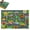 Style-C, variant on Kids Car Rug Play Mat, Road Traffic Town City Race Track Carpet, Non Slip Machine Washable Playmat for Toy Cars, Bedroom and Playroom