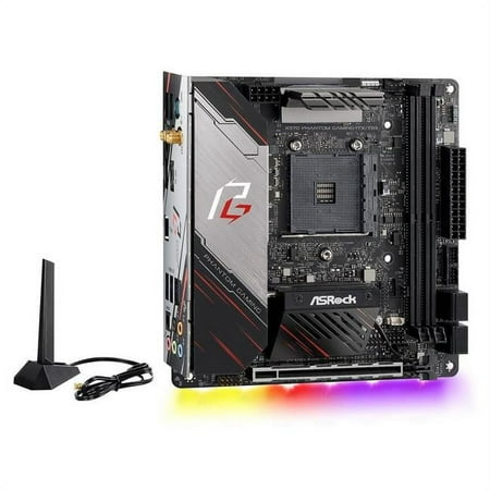 Asrock X570 PHANTOM GAM ITX Tb3 Mini ITX Thunderbolt 3 AMD Motherboard Walmart