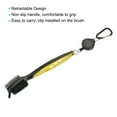 thumbnail image 4 of Uxcell Double Sided Retractable Cord Clip Dust Groove Cleaner Golf Club Brush Yellow, 4 of 6