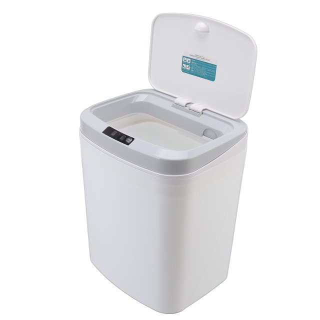 Papelera inteligente, papelera inteligente de 16 l, papelera automática, papelera eléctrica, máxima comodidad