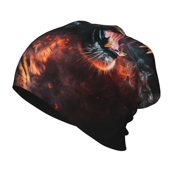 Sikiie Cool Tiger Toddler Beanie Kids Beanie Hat Warm Winter Hats for Boys Girls Knit Cap