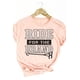 thumbnail image 3 of ABPHQTO Camiseta rosa de manga corta con estampado gráfico de Ride For The Brand para mujer, 3 of 5