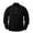 Black, variant on Fmbrln Mens Quarter Zip Sweatshirt Ribbed Stand Collar Long Sleeve Shirts Fall Winter Solid Color Fashion Casual Pullover Tops with Pocket Wine S