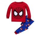 thumbnail image 1 of Conjunto de pijamas de Spiderman, ropa interior para niños, otoño 2022, pijamas de Spiderman, ropa de algodón para niños, pantalones largos, ropa de hogar para bebés, 5T (110CM) Gao Jinjia LED, 1 of 2