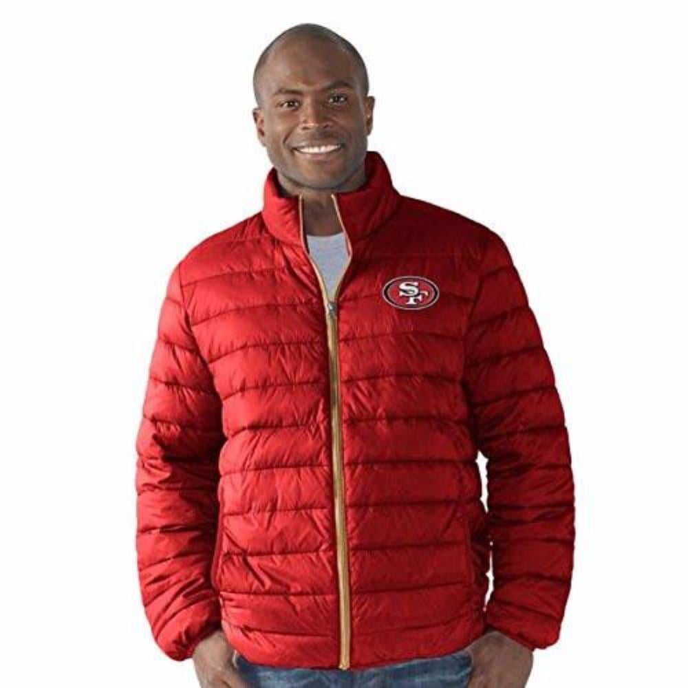 San Francisco 49ers Polyfill Packable Full-Zip Jacket by G-III Sports