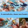 thumbnail image 6 of Sea Creature Bead Embroidery Kit, Beginner-Friendly Sea Creature Beaded Embroidery Kits,DIY Animals Three-Dimensional Beadwork Craft Kit with Full-Color Instruction Sheet,for Craft Lover (shark), 6 of 6
