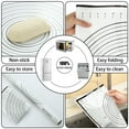 thumbnail image 4 of Mirdinner Stainless Steel Rolling Pin, Dough Roller with Silicone Removable Rings, Baking Mat and Bench Scraper, Bake Tools for Cooking Pizza Pie Cookies Pastries, 4 of 6