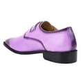 thumbnail image 3 of LIBERTYZENO Formal Shoes for Men Genuine Leather Monk strap Oxford Style Dress Shoes, Purple, 12, 3 of 7